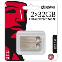 USB Flash Kingston DataTraveler SE9 2x32GB