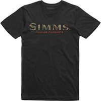 Футболка Simms Logo T-Shirt (XXL, черный)
