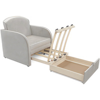 Кресло-кровать Мебель-АРС Малютка (бархат, бежевый Star Velvet 6 Light Beige)
