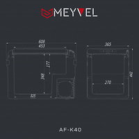 Компрессорный автохолодильник Meyvel AF-K40 в Мозыре