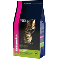 Сухой корм для кошек Eukanuba Adult Hairball Control (для снижения образования комочков шерсти и их выведения) 2 кг