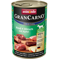 Консервированный корм для собак Animonda GranCarno Original Adult beef + deer with apple 0.8 кг