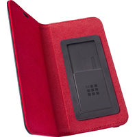 Чехол для телефона Moleskine Universal Booktype (черный/красный)