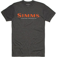 Футболка Simms Logo T-Shirt (XL, угольный)