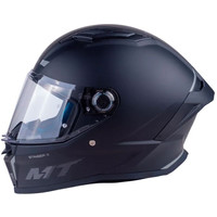 Мотошлем MT Helmets Stinger 2 Solid (S, матовый черный) в Барановичах