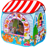Игровая палатка Ching-ching Детский магазин CBH-32 (100 шаров, синий)