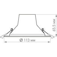 Точечный светильник Arlight LTD-LEGEND-R115-10W Warm3000 027317(1)