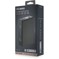 Внешний аккумулятор Olmio QX-20 20000mAh (графит)
