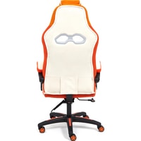 Кресло TetChair Arena (флок, молочный/оранжевый)
