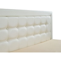 Кровать Ormatek Como 2 140x200 (экокожа, молочный перламутр)