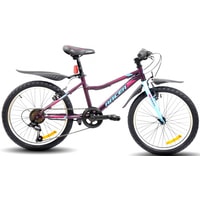 Детский велосипед Racer Turbo girl 20 2020 (фиолетовый)