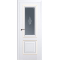 Межкомнатная дверь ProfilDoors 28U L 90x200 (аляска/мателюкс графит кристал золото)