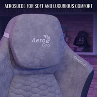 Кресло AeroCool Crown Plus AeroSuede (серый)