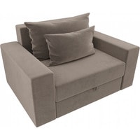 Кресло-кровать Mebelico Мэдисон 14 106114 (велюр, коричневый)