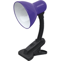 Настольная лампа In Home СНП-01Ф на прищепке (фиолетовый)