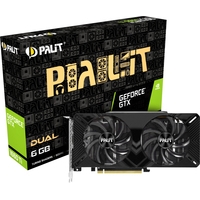 Видеокарта Palit GeForce GTX 1660 Ti Dual 6GB GDDR6 NE6166T018J9-1160A