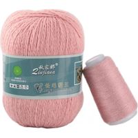 Набор пряжи для вязания ХоббиБум Пух норки 031 50 г 340 м (светло-розовый)