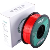 Пластик eSUN eSilk PLA 1.75 мм 1000 г (красный)