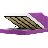 Кровать Mebelico Кантри 160x200 (вельвет люкс, фиолетовый)
