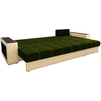 Угловой диван Mebelico Дубай 59643 (зеленый)