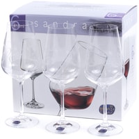 Набор бокалов для вина Bohemia Crystal Sandra 40728/C5995/450