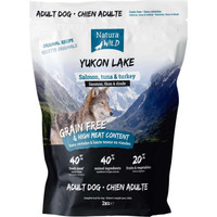 Сухой корм для собак Natura Wild Yukon Lake беззерновой для взрослых собак всех пород с лососем, тунцом и индейкой 2 кг