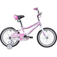 Детский велосипед Novatrack Novara 16 (розовый/белый, 2019)