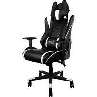Кресло AeroCool AC220 (черный/белый)