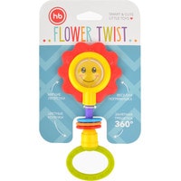 Погремушка с прорезывателем Happy Baby Flower Twist 330370
