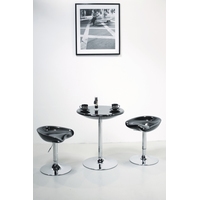 Кухонный стол UNIQUE Bistro 3-04A-4 (черный)