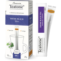 Черный чай Teatone Thyme Black Tea - Черный чай с чабрецом 15 стиков