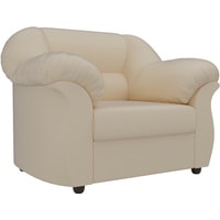 Интерьерное кресло Лига диванов Карнелла 105847 (экокожа, бежевый)