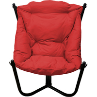 Кресло M-Group Чил 12360406 (черный/красная подушка)