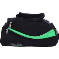 Дорожная сумка Capline №8 (черный/зеленый)