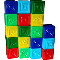 Кубики Макси Кубики тактильные 10389