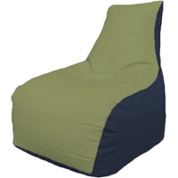 Кресло-мешок Flagman Бумеранг Б1.3-28 (оливковый/синий)