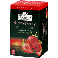 Черный чай Ahmad Tea Strawberry Sensation 20 шт