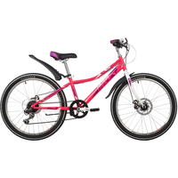 Велосипед Novatrack Alice Disc 24 р.12 2021 (розовый)