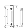 Алюминиевый радиатор Fondital Solar S3 700/100