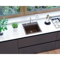 Кухонная мойка Aquasanita Tesa SQT100W (светло-серый 221)