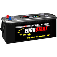 Автомобильный аккумулятор Eurostart 140Ah Eurostart Extra Power L+ (140 А·ч)