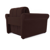 Кресло-кровать Мебель-АРС Гранд (велюр, коричневый Luna 092)