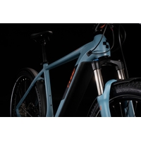 Электровелосипед Cube Cross Hybrid Race 625 Allroad р.54 2020 (голубой)