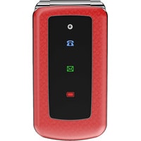 Кнопочный телефон Olmio F28 (красный)