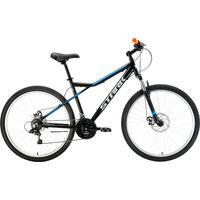 Велосипед Stark Slash 27.1 D р.16 2022 (черный/голубой)