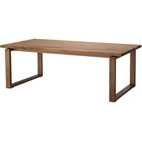 Кухонный стол Ikea Морбилонга (дубовый шпон, коричневый) [903.773.57]