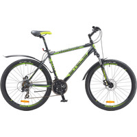 Велосипед Stels Navigator 610 MD (черный/зеленый, 2016)