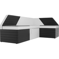 Угловой диван Mebelico Дуглас 106919 (правый, белый/черный)