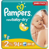 Подгузники Pampers New Baby-Dry 2 Mini (94 шт)