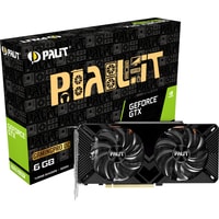 Видеокарта Palit GeForce GTX 1660 Super GP OC 6GB GDDR6 NE6166SS18J9-1160A-1